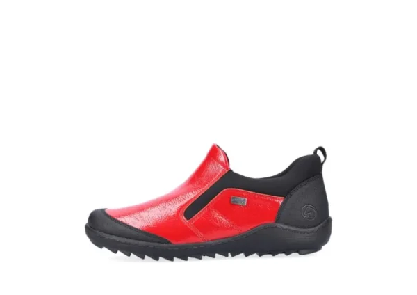 Remonte Jura Scuba Red Patent Slip-On Walking Shoe | Women Women's Walking | Women's Casual