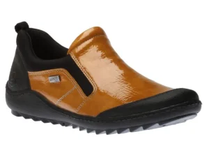 Remonte Jura Scuba Yellow Patent Slip-On Walking Shoe | Women Women's Walking | Women's Casual