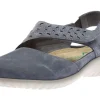 Naot Kapua Blue Leather Asymmetrical Mary Jane Sandal | Women Women's Sandal