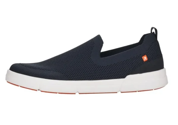 R EVOLUTION Knitup 173 Blue Mesh Slip-On Sneaker | Men's Walking | Men's Casual