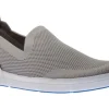 R EVOLUTION Knitup 173 Grey Mesh Slip-On Sneaker | Men's Walking | Men's Casual