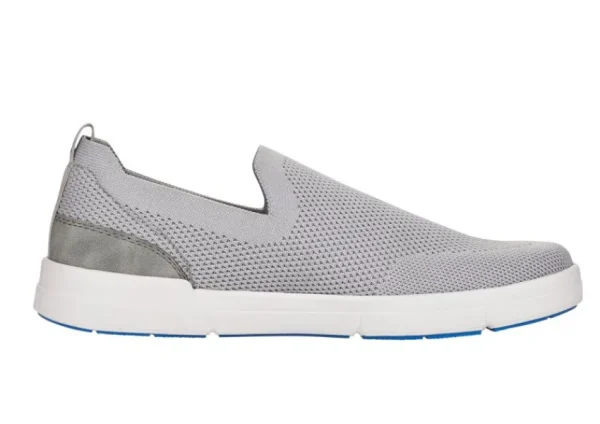 R EVOLUTION Knitup 173 Grey Mesh Slip-On Sneaker | Men's Walking | Men's Casual