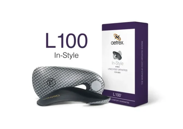 Aetrex L100 Men's In-Style Orthotics - Insole for Dress Shoes | Sundry | Insoles