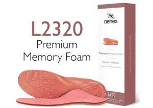 Aetrex L2320 Women's Premium Memory Foam Posted Orthotics | Sundry | Insoles