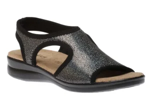 Polyflex Ladies S Black Multi | Women Women's Sandal