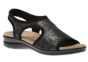 Polyflex Ladies S Black Pater | Women Women's Sandal