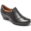 Cobb Hill Laurel Slip-On Black Leather Low Heel | Women Women's Dress