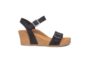 Aetrex Lexa Black | Women Women's Sandal