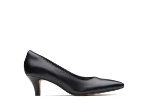 Clarks Linvale Jerica Black Leather Pump | Women Women's Dress