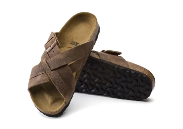 Birkenstock Lugano Tabacco | Men's Slide