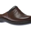 Josef Seibel Max Brandy Brown Leather Slipper | Men's Clog