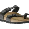 Birkenstock Mayari Birko-Flor Black Sandal | Women Women's Toe Thong