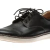 Johnston & Murphy McGuffey Plain Toe Black Leather Derby Sneaker | Men's Dress Casual