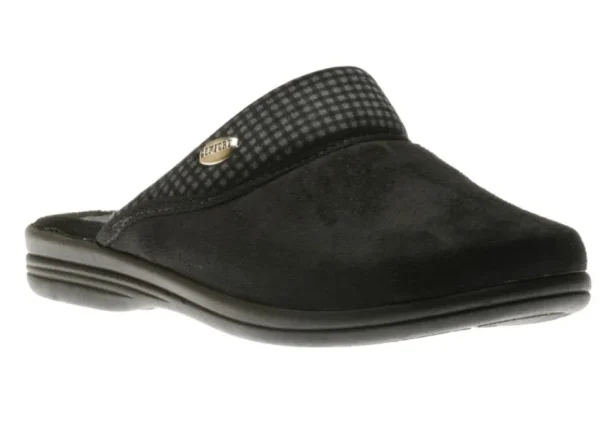 Lady Diana Men Slipper Black | Men's Slipper