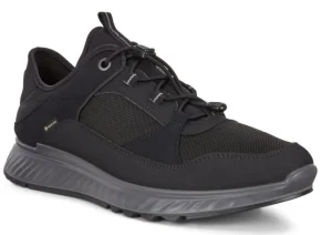 Ecco Men's Exostride Black Gore-Tex Waterproof Sneaker | Men's Casual