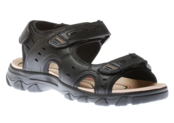 Collexion Italy Mens Sandal Black | Men's Sandal