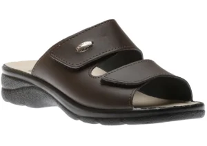 Lady Diana Mens Slide Brown Gel | Men's Slide