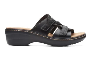 Clarks Merliah Karli Black | Women Women's Slide