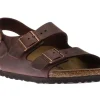 Birkenstock Milano Habana Brown Oiled Leather Sandal | Women Unisex Sandal | Men's Sandal