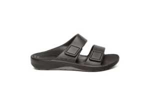 Aetrex Milos Mens Black | Men's Slide