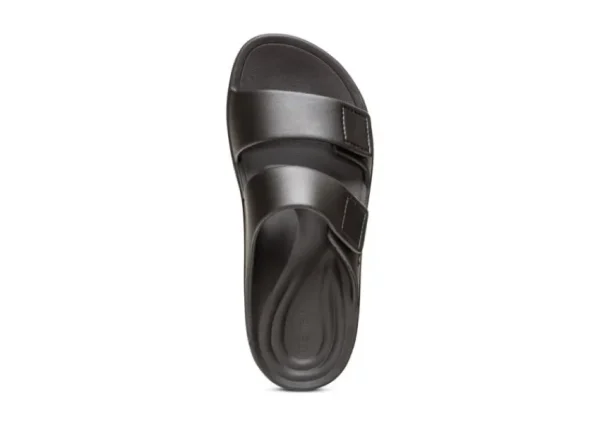 Aetrex Milos Mens Black | Men's Slide