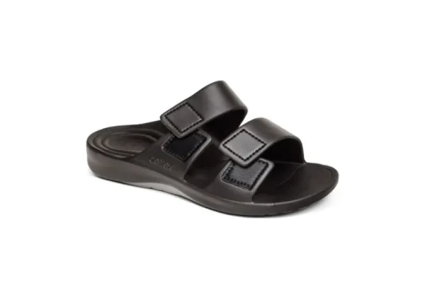 Aetrex Milos Mens Black | Men's Slide