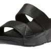 Fit Flop Mina Black Leather Slide Sandal | Women Women's Slide | Women's Sandal