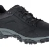 Merrell Moab Adventure Lace-up Black Wide Width Hiking Shoe | Men's Walking