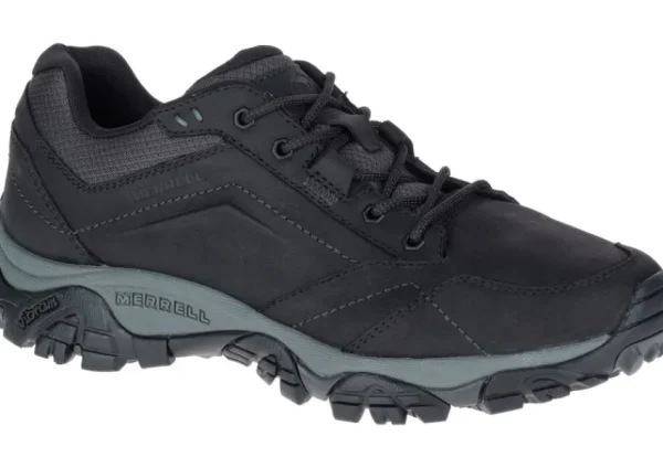 Merrell Moab Adventure Lace-up Black Wide Width Hiking Shoe | Men's Walking