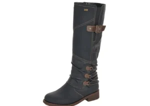 Remonte Mombasa Black Tall Boot | Women Women's Dress Boot