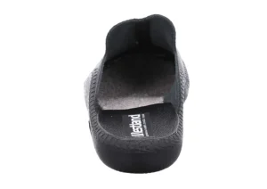 Romika Monaco 202G Black Leather Slipper | Men's Slipper