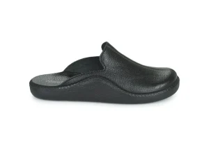 Romika Monaco 202G Black Leather Slipper | Men's Slipper