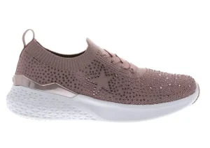 Ara Monticello Powder Pink Rhinestone Slip-On Sneaker | Women Women's Walking | Women's Casual