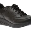 New Balance MW928BK3 Black Leather Lace-Up Walking Shoe | Men's Walking