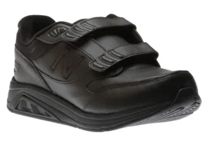 New Balance MW928HB3 Black Leather Velcro Walking Shoe | Men's Walking