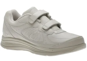 New Balance MW577VB Beige Leather Velcro Walking Shoe | Men's Walking