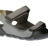 Ecco MX Onshore Concrete Grey 3-Strap Water Friendly Sport Sandal | Women Women's Sandal