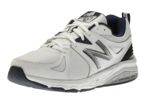 New Balance MX857WN2 White Leather Cross-Training Shoe | Men's Cross Training