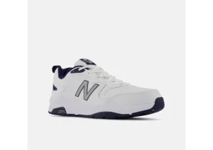 New Balance MX857WN3 White Leather Cross-Training Shoe | Men's Walking | Men's Running