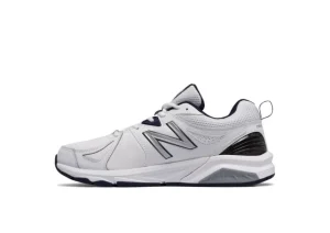 New Balance MX857WN2 White Leather Cross-Training Shoe | Men's Cross Training