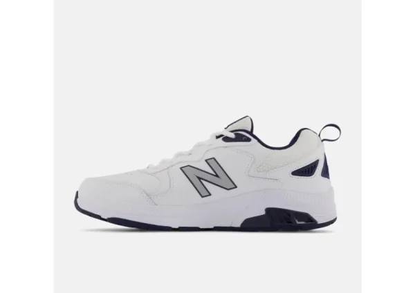 New Balance MX857WN3 White Leather Cross-Training Shoe | Men's Walking | Men's Running