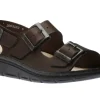 Finn Comfort Nevis Grizzly Brown Leather Slingback Sandal | Men's Sandal