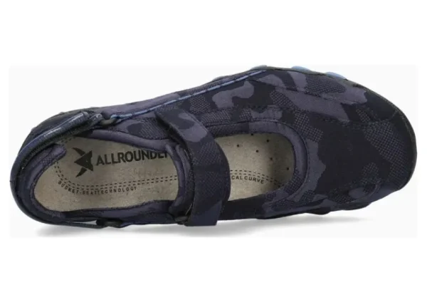 Allrounder Niro Suede Camo Blue | Women Women's Casual