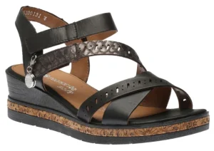 Remonte Oden Sandal Black | Women Women's Sandal