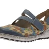 Remonte Odense Blue Multicolour Mary Jane Flat Shoe | Women Women's Casual