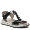 Ara Oregon Black Patent | Women Women's Sandal