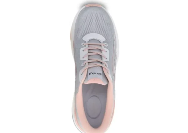 Dansko Pace Light Grey Mesh Lace-Up Walking Shoe | Women Women's Walking | Women's Running