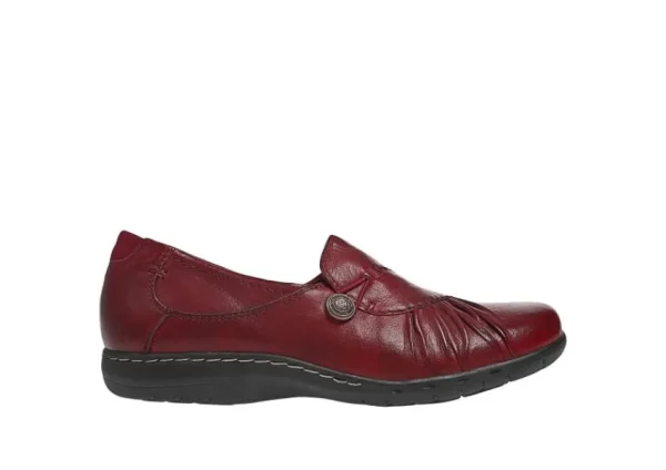 Cobb Hill Paulette Red Slip-On Flat | Women Women's Casual