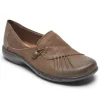 Cobb Hill Paulette Stone Nubuck Slip-On Flat | Women Women's Casual