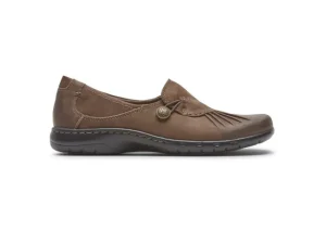 Cobb Hill Paulette Stone Nubuck Slip-On Flat | Women Women's Casual